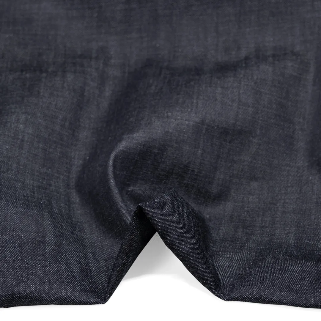 11.5oz Kuroki Mills Non-Stretch Denim - Dark Indigo
