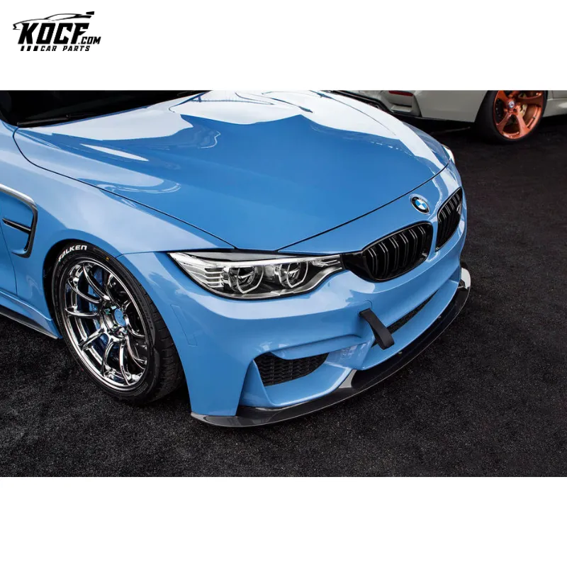 2015-19 F80 M3 3Ds Style Carbon Fiber Front Bumper Lip Splitter Spoiler For BMW M3 M4 F80 F82