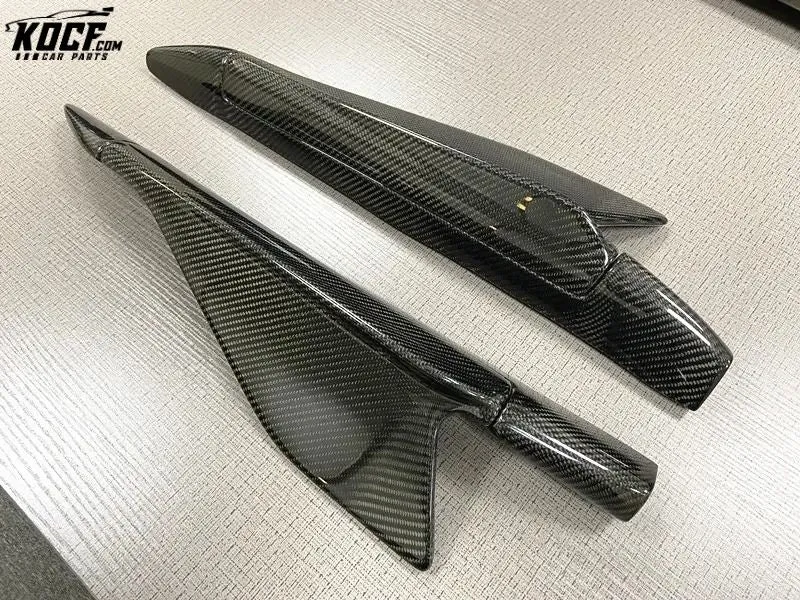 2017  R8 4S Side Skirts Blade Splitter CRP Style Carbon Fiber Side Skirts Winglets For Audi R8 V10 New R8