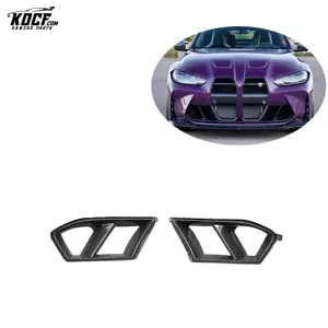2021  MP Style Carbon FIber Front Bumper Lower Grills Air Intake Side Vent For BMW G8X M3 M4