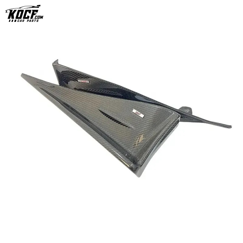 2022 BRZ GR86 Sti-P style Carbon Fiber Side Splitter Skirts Winglet For Subaru BRZ GR86