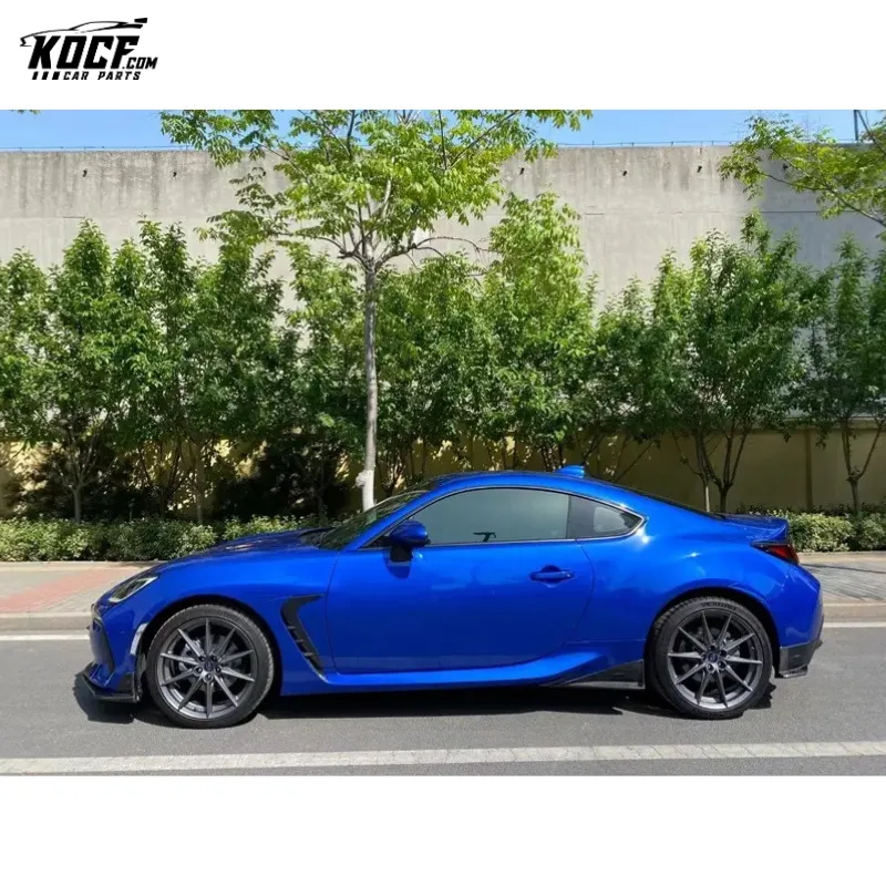 2022 BRZ GR86 Sti-P style Carbon Fiber Side Splitter Skirts Winglet For Subaru BRZ GR86