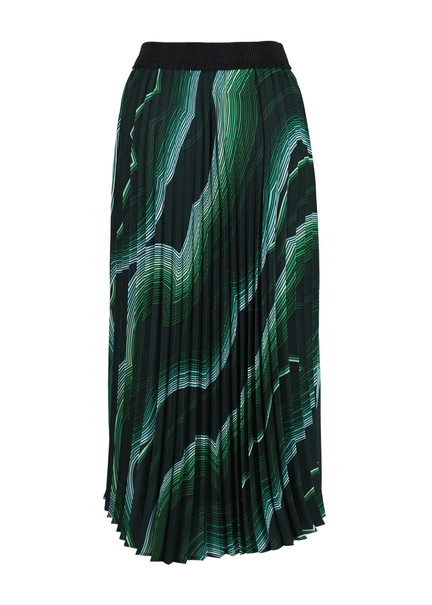 Aurora Pleated Skirt Green