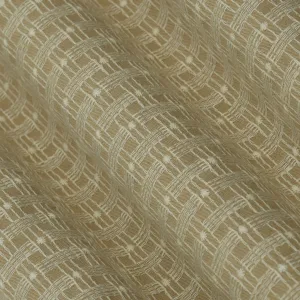 Beige Color Woolen Embroidery Fabric