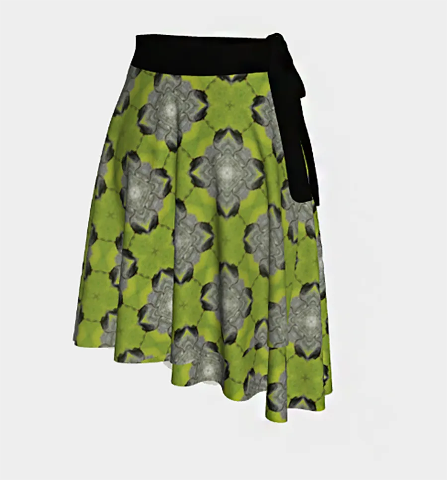 Blue Heron Wrap Skirt