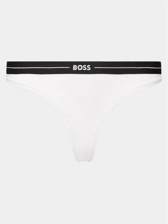 BOSS Womens Cotton Stretch Thong 3 Pack - Multicolour