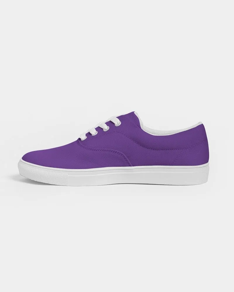 Bright Violet Women's Canvas Sneakers | Women's | Bright Pure Violet | C75M100Y0K0