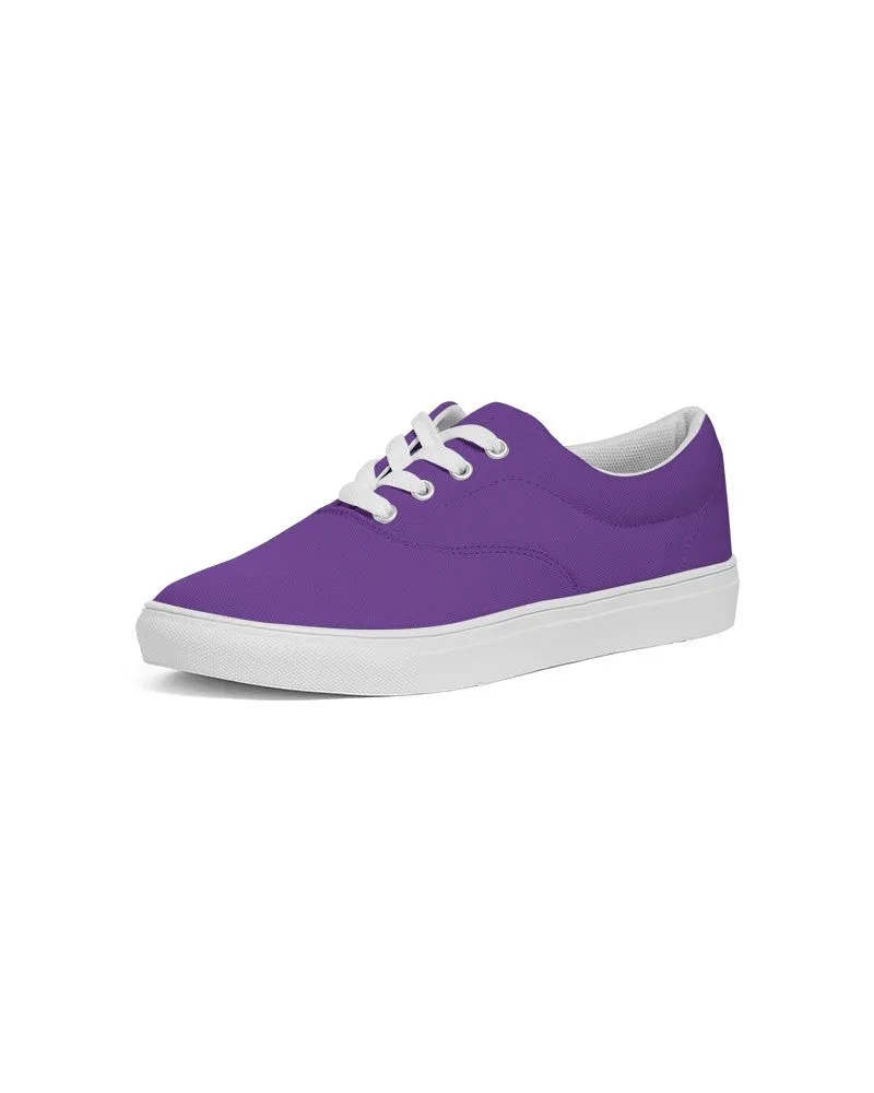 Bright Violet Women's Canvas Sneakers | Women's | Bright Pure Violet | C75M100Y0K0