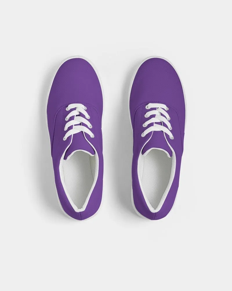 Bright Violet Women's Canvas Sneakers | Women's | Bright Pure Violet | C75M100Y0K0