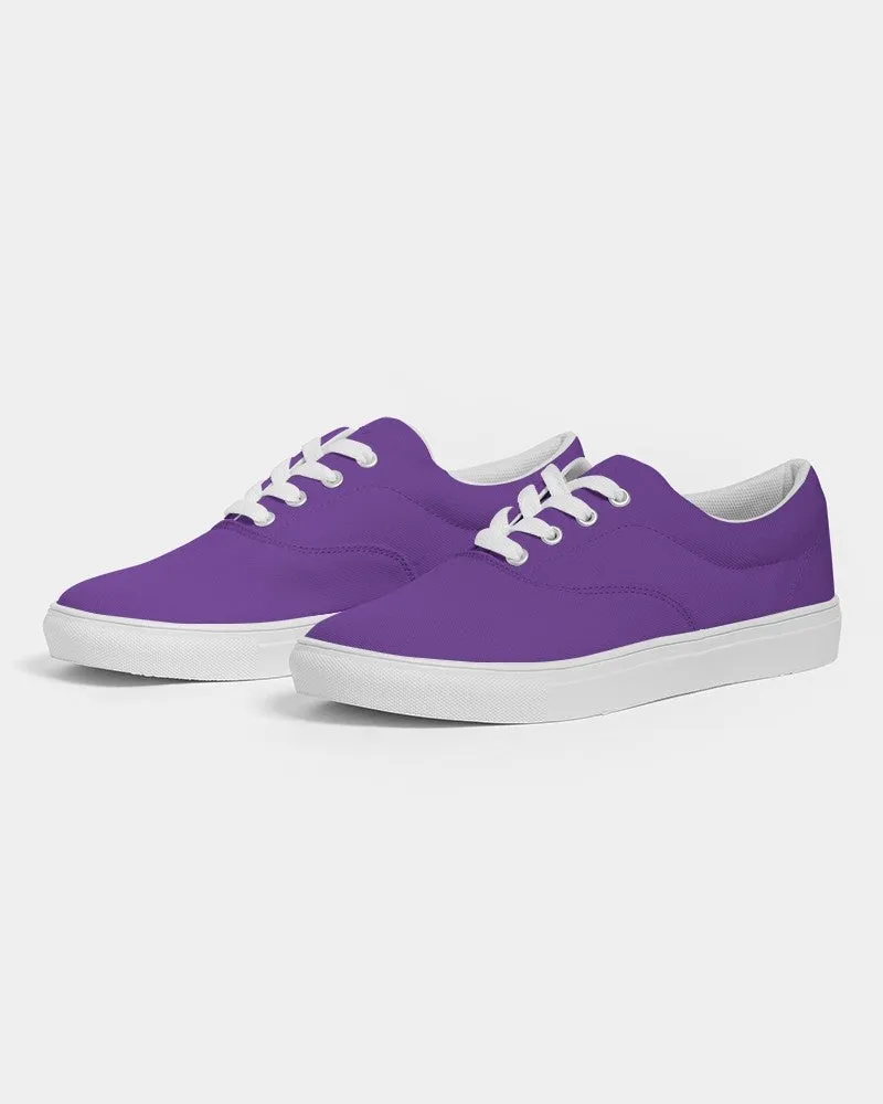Bright Violet Women's Canvas Sneakers | Women's | Bright Pure Violet | C75M100Y0K0