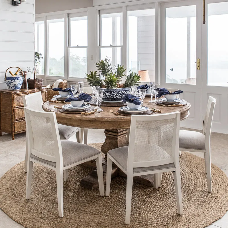 Calais Dining Chair (Antique White)