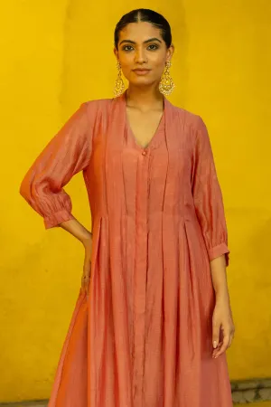 Chanderi Pleated Two-Piece Set