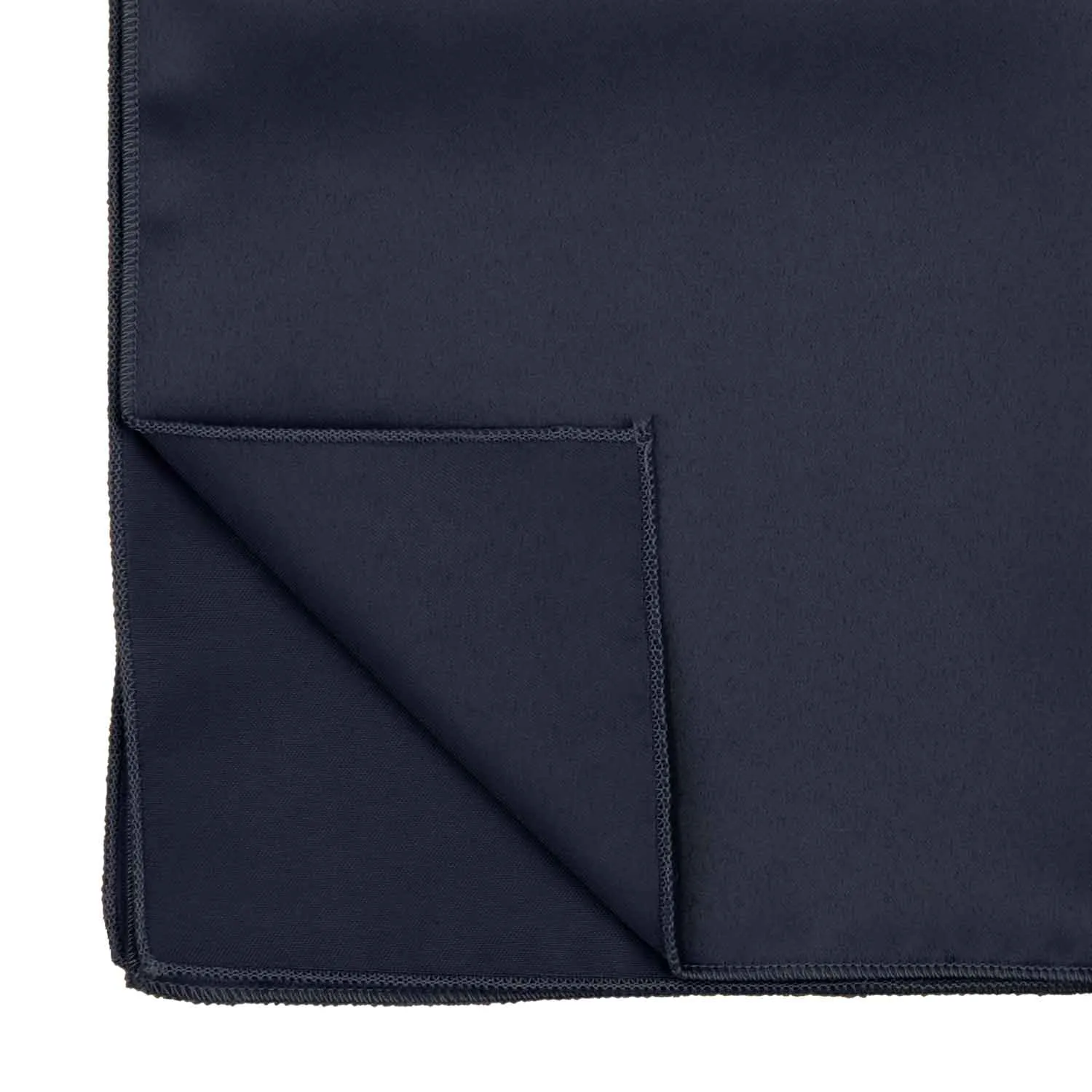Dark Navy Blue Solid Color Scarf