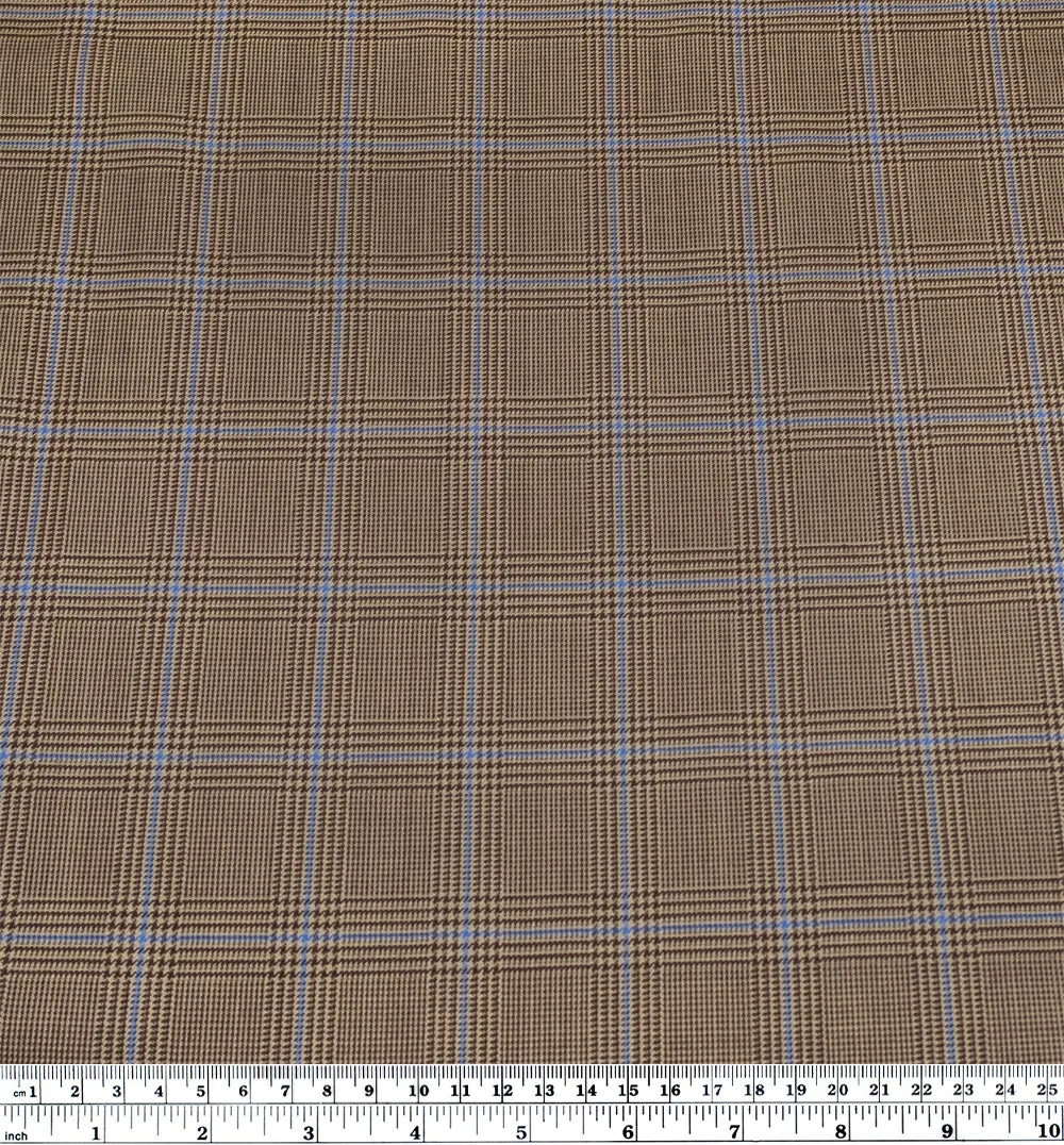 Deadstock Glen Plaid Wool Suiting - Heritage