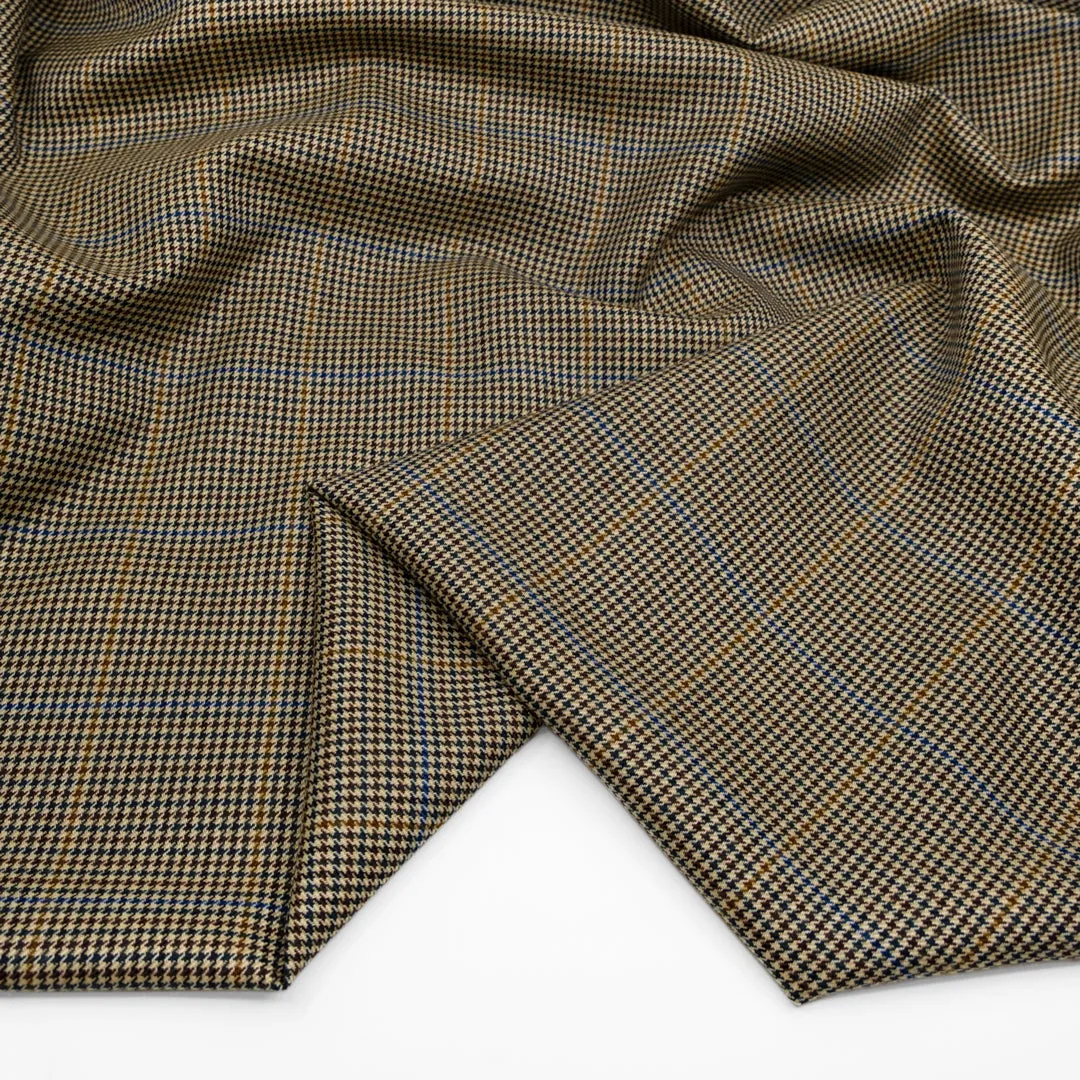 Deadstock Houndstooth Wool Suiting - Bounty