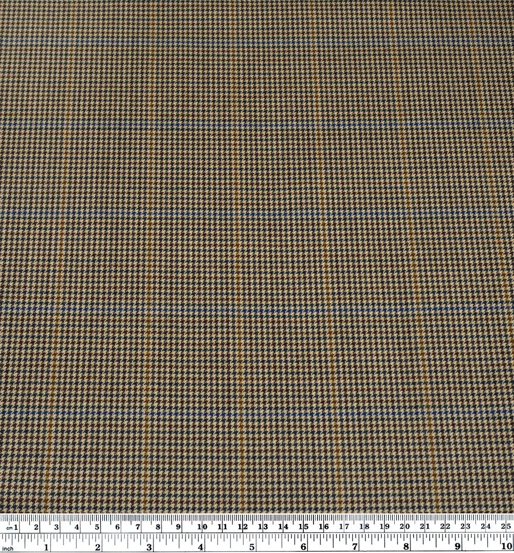 Deadstock Houndstooth Wool Suiting - Bounty