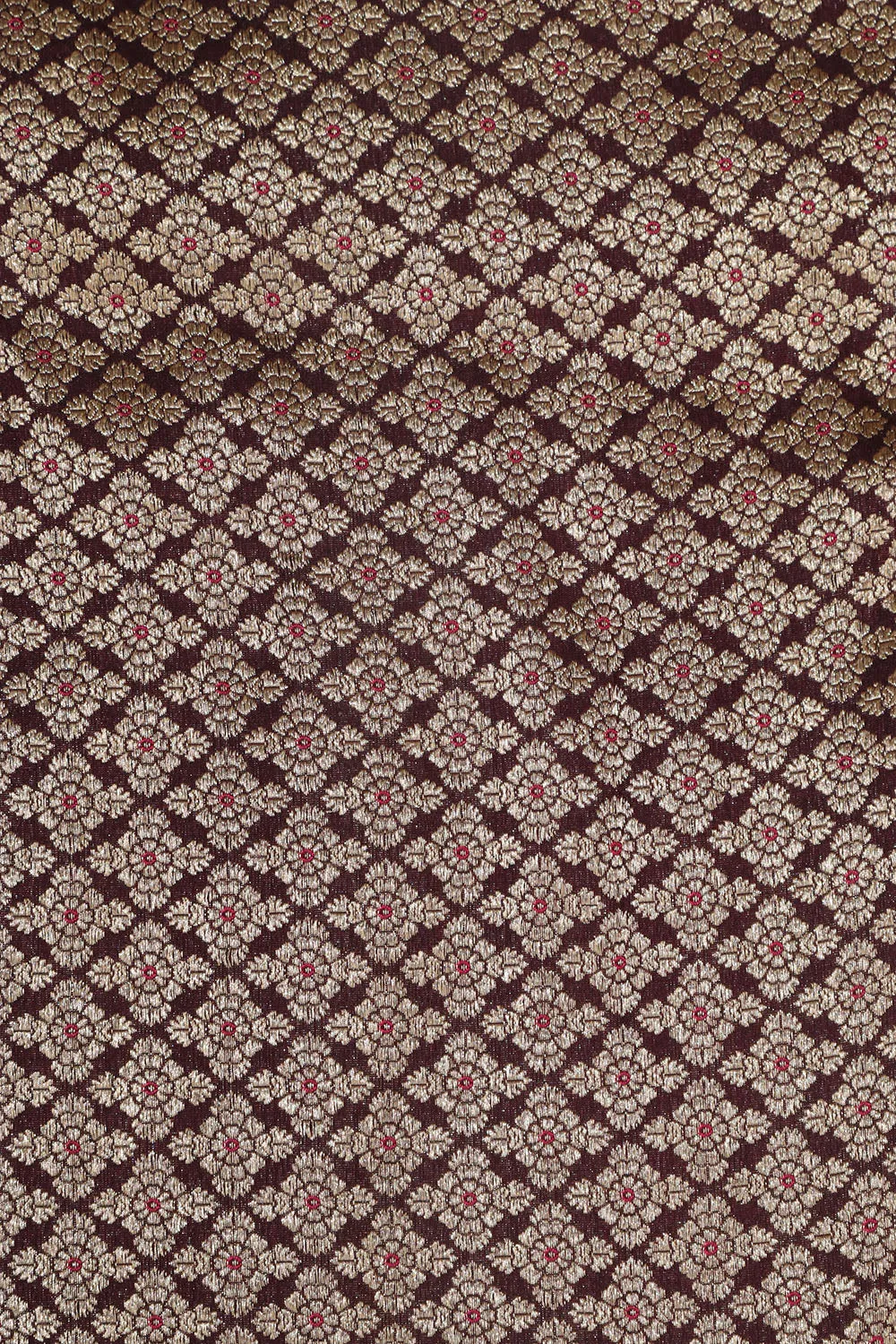 Elegant Maroon Banarasi Handloom Pure Katan Silk Suit With Banarasi Handloom Pure Katan Silk Dupatta