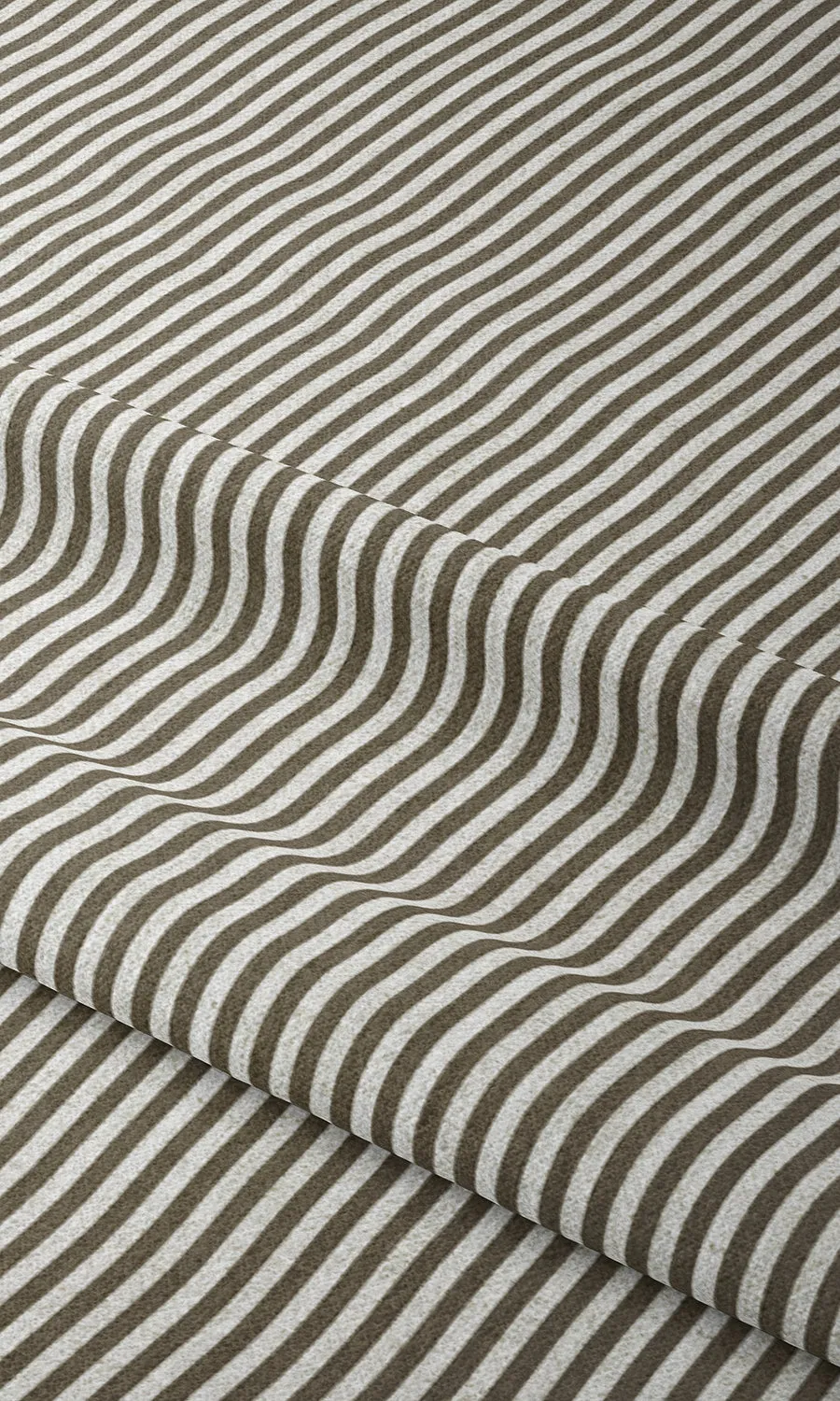 'Engaging' Modern Geometric Print Shades (Cedar Brown/ White)