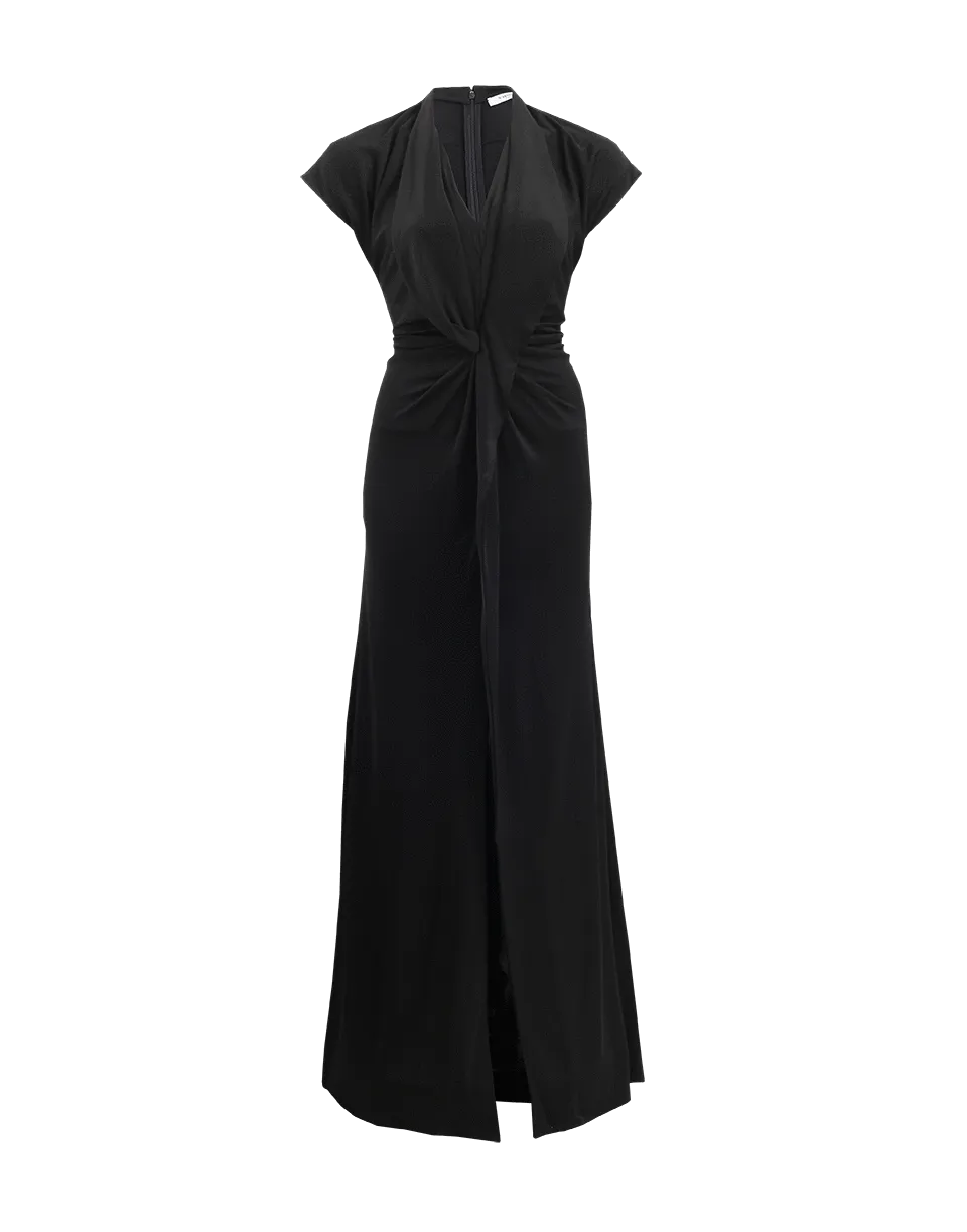 Front Slit Gown