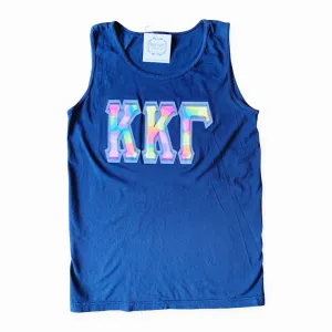 KAPPA KAPPA GAMMA DOUBLE APPLIQUE TANK
