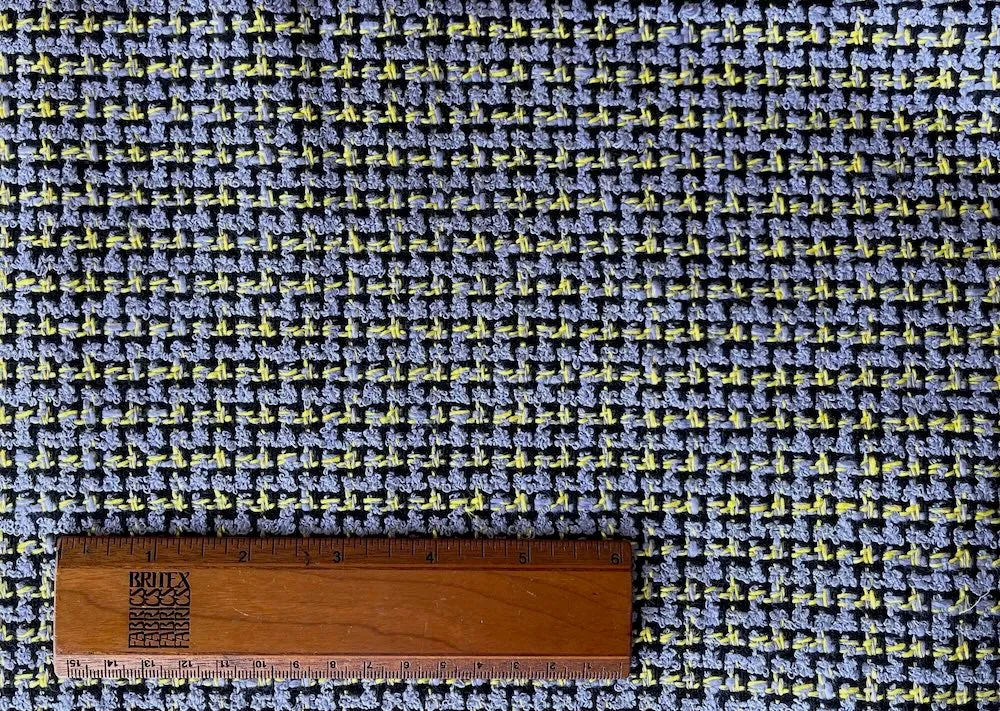 Lilac Dreams Wool & Cotton Bouclé (Made in Italy)