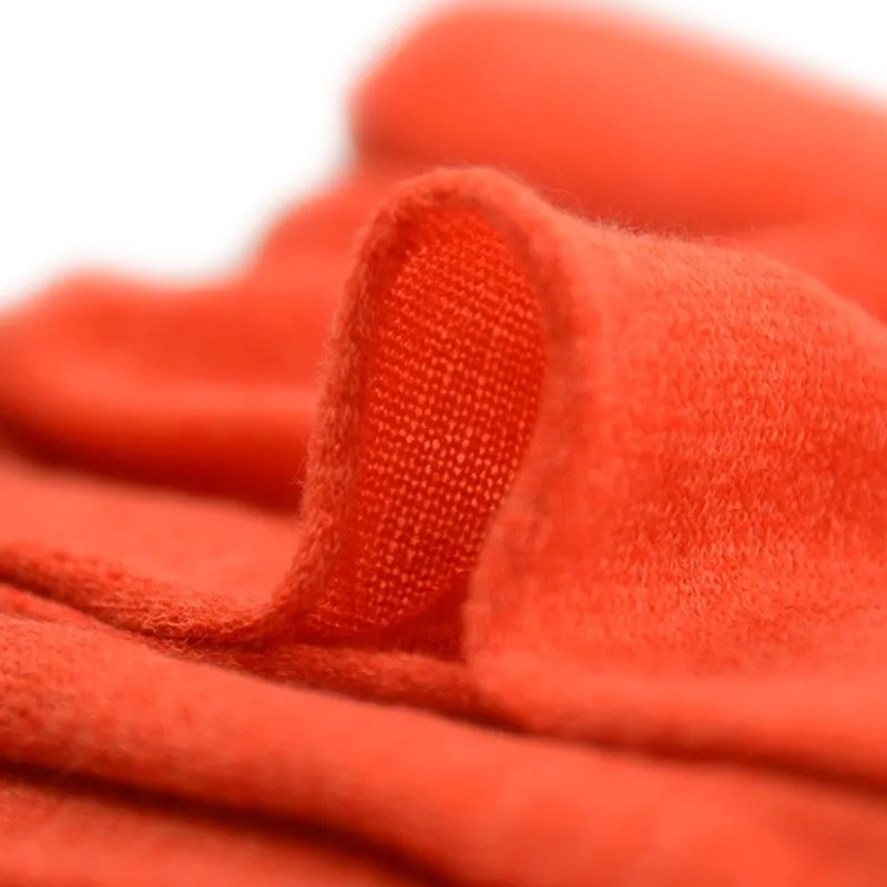 Maille tricot polyester Manon orange