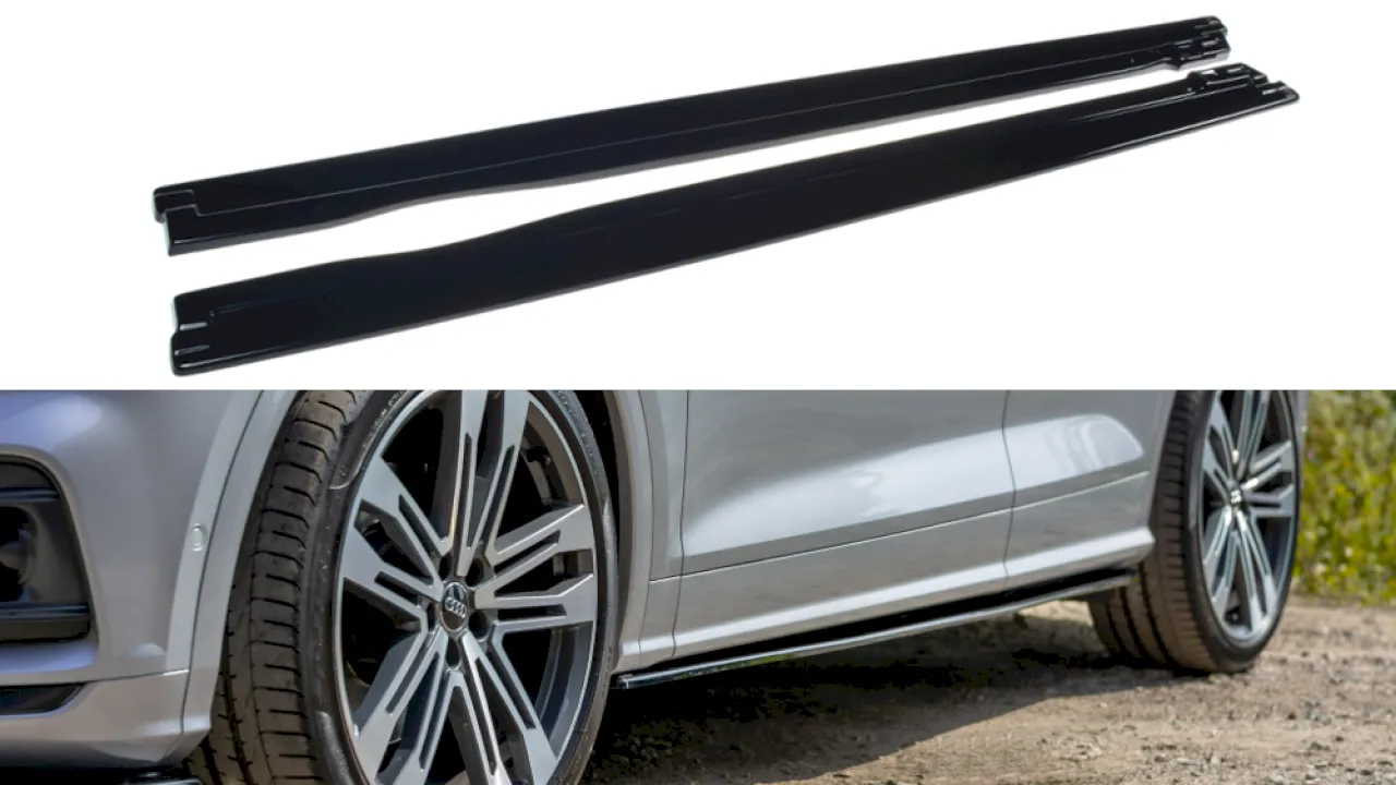 Maxton Design - SIDE SKIRTS DIFFUSERS AUDI SQ5/Q5 S-LINE MKII (2017-UP)