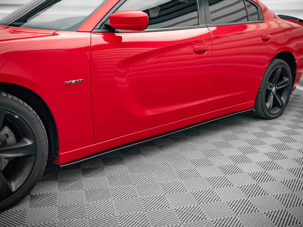 Maxton Design - SIDE SKIRTS DIFFUSERS DODGE CHARGER RT MK7 FACELIFT (2014-)