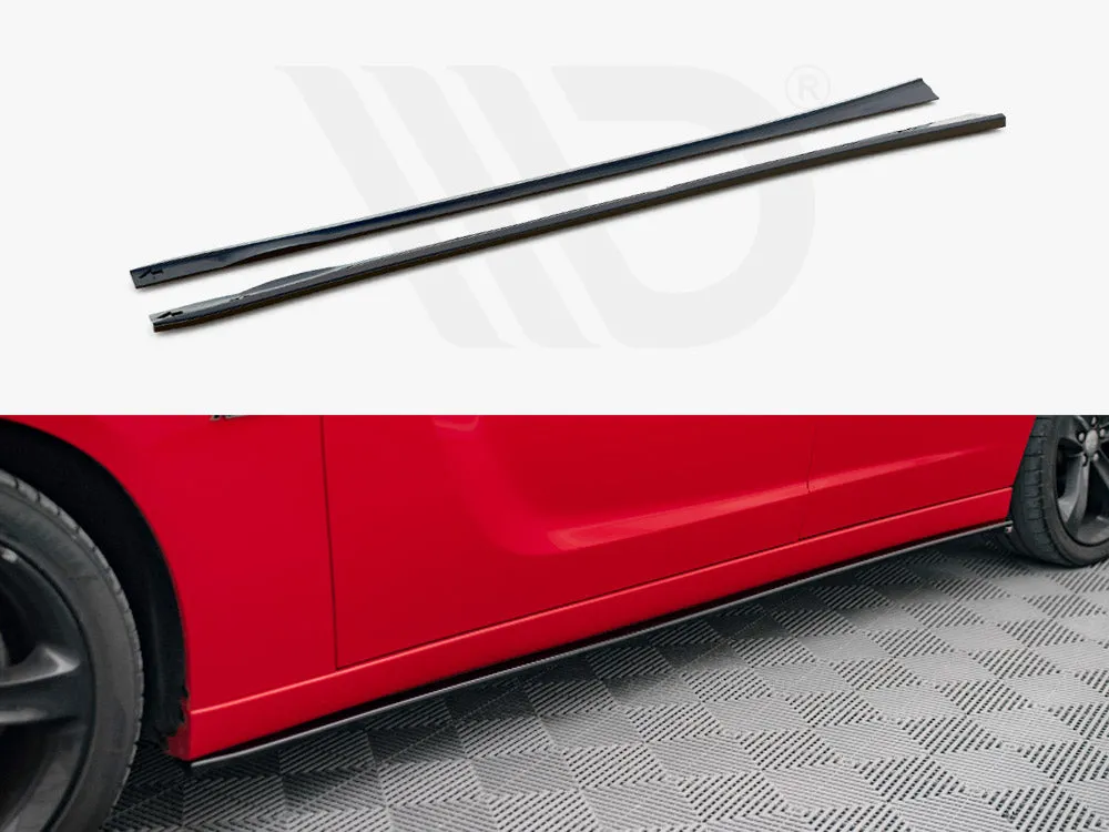 Maxton Design - SIDE SKIRTS DIFFUSERS DODGE CHARGER RT MK7 FACELIFT (2014-)