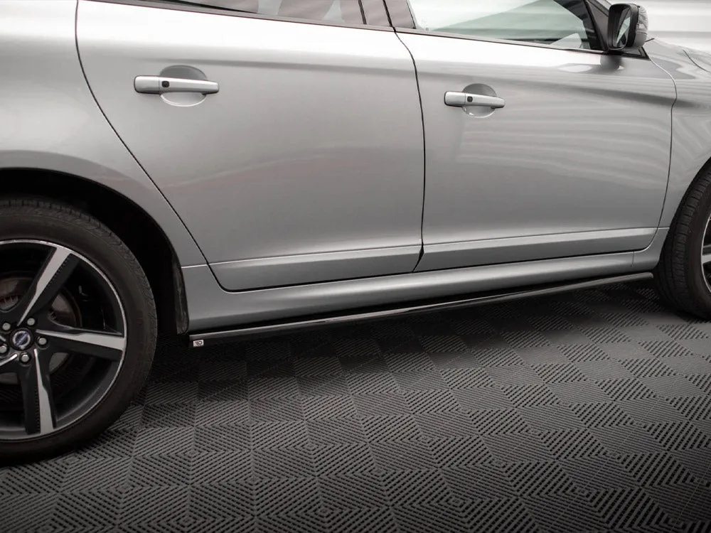 Maxton Design - SIDE SKIRTS DIFFUSERS VOLVO XC60 R-DESIGN MK1 FACELIFT