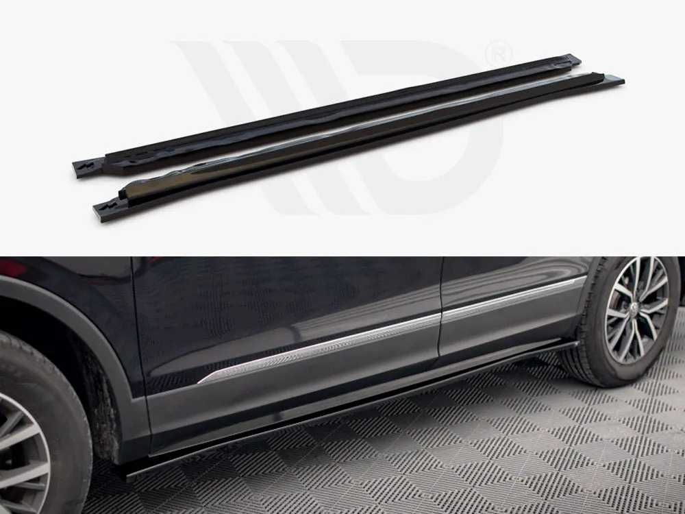 Maxton Design - SIDE SKIRTS DIFFUSERS VW TIGUAN ALLSPACE MK2 (2015-2020)