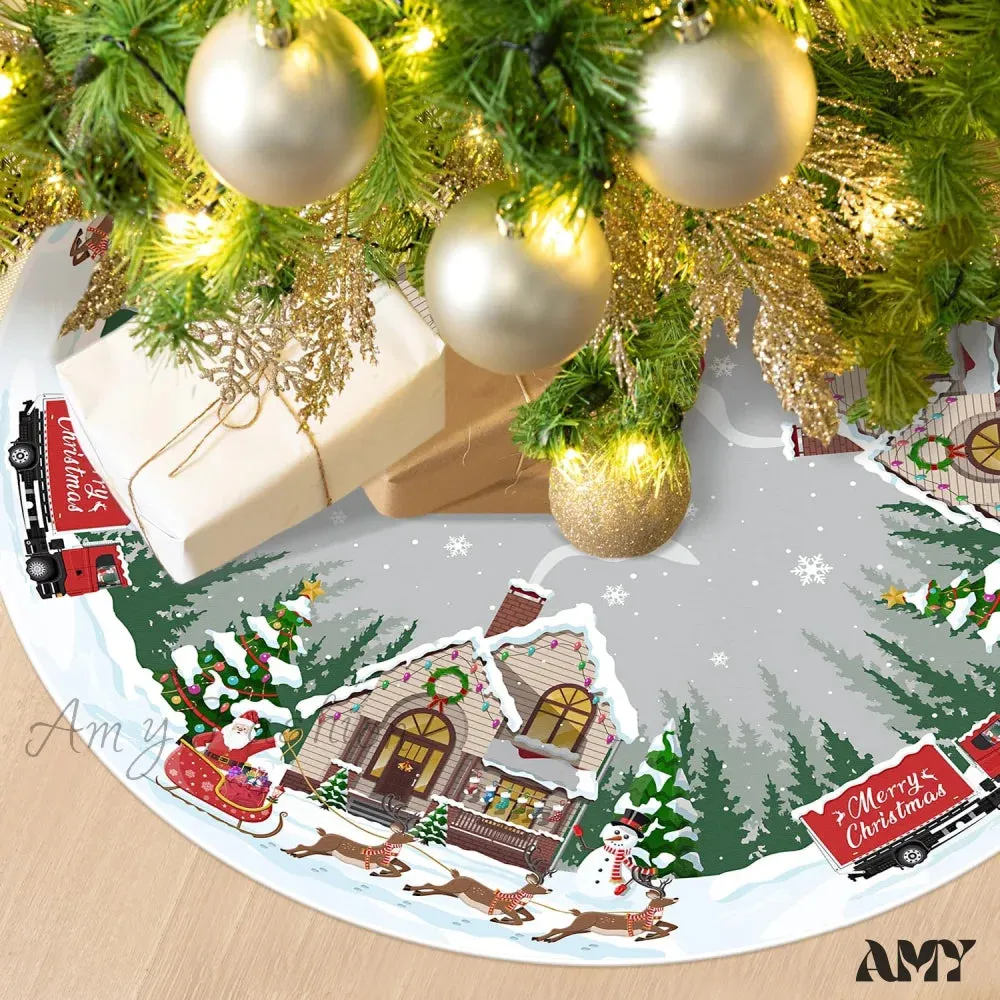 Nativity Christmas Tree Skirt - 48 Inches