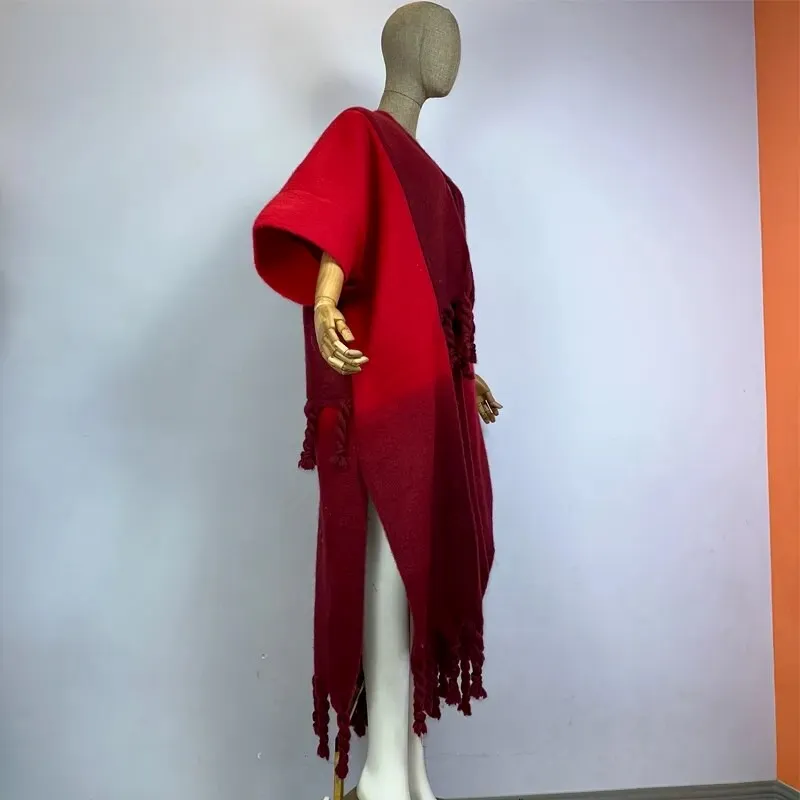 Ombre Mist Wool Kimono