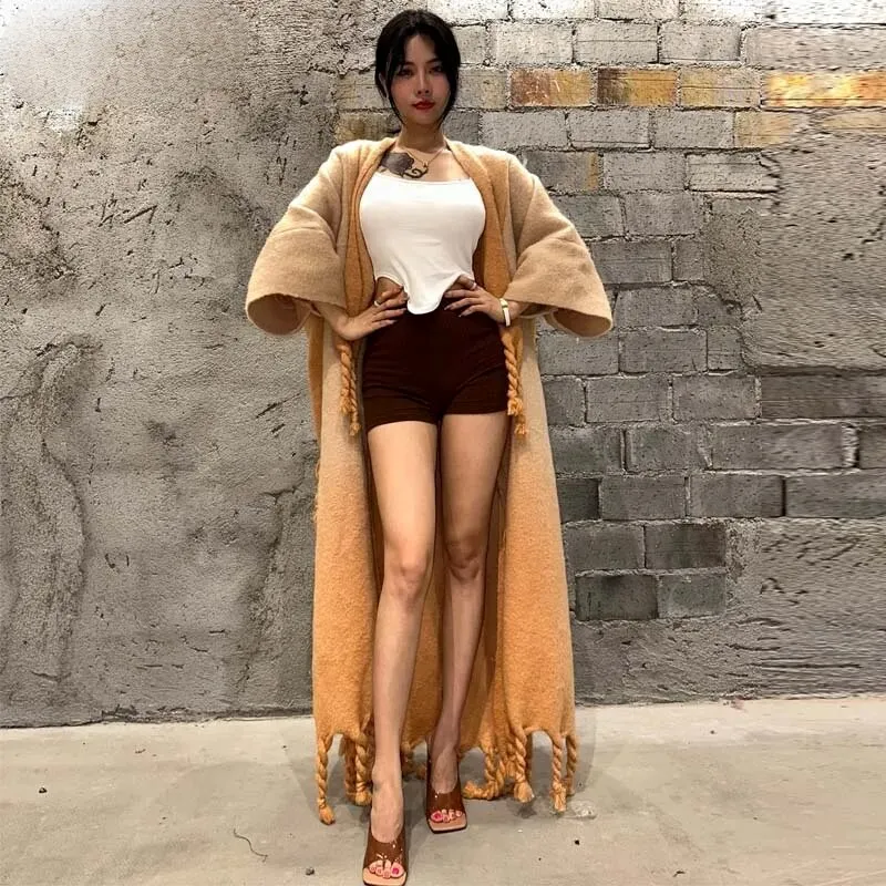 Ombre Mist Wool Kimono