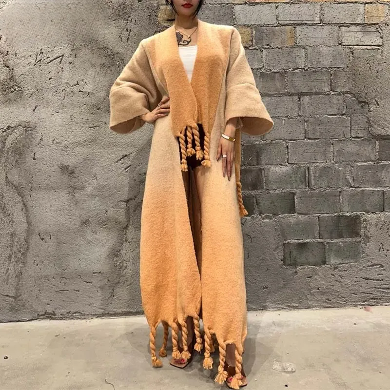 Ombre Mist Wool Kimono