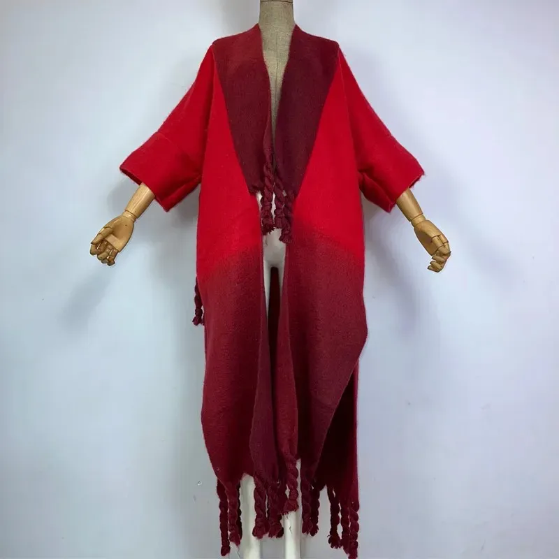 Ombre Mist Wool Kimono