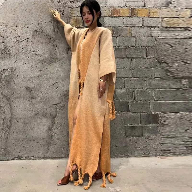 Ombre Mist Wool Kimono