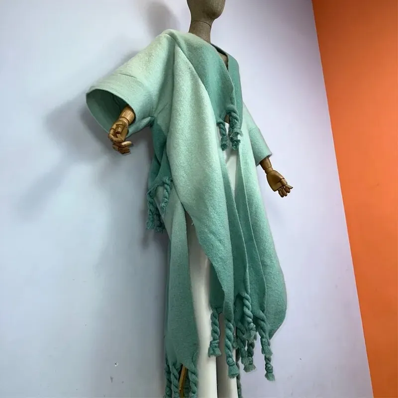 Ombre Mist Wool Kimono