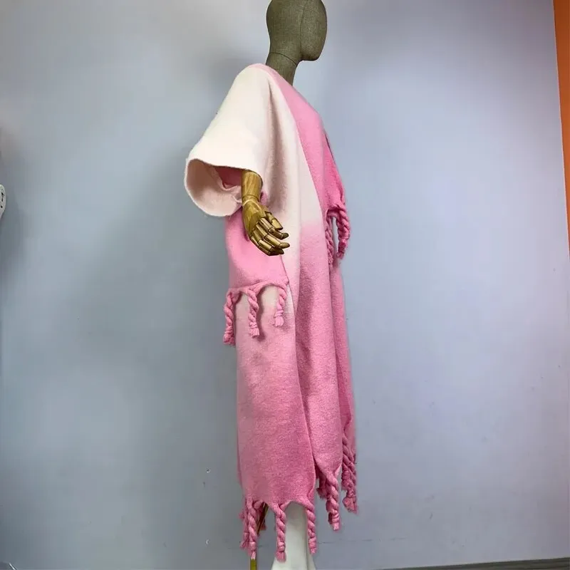 Ombre Mist Wool Kimono