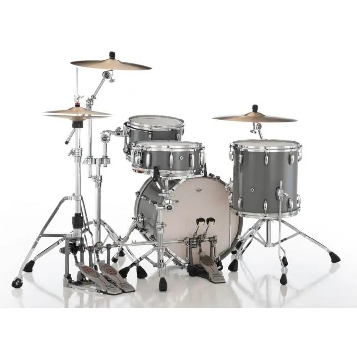 Pearl Masters Maple Pure 3pc Drum Set 20/12/14 w/Standard R2 Mounts Putty Gray