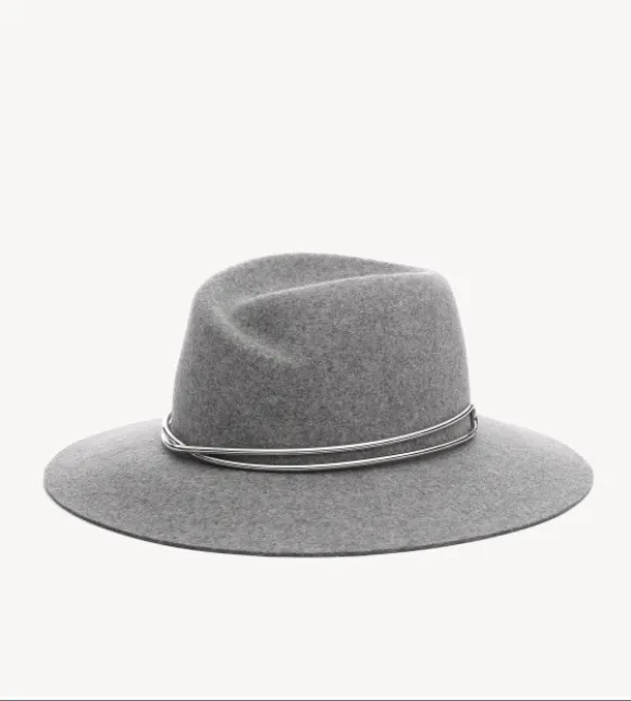 Rag & Bone - Zoe Fedora Light Heather