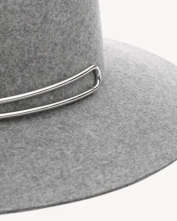 Rag & Bone - Zoe Fedora Light Heather