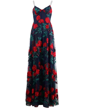 Right On Top Of The Rose Gown