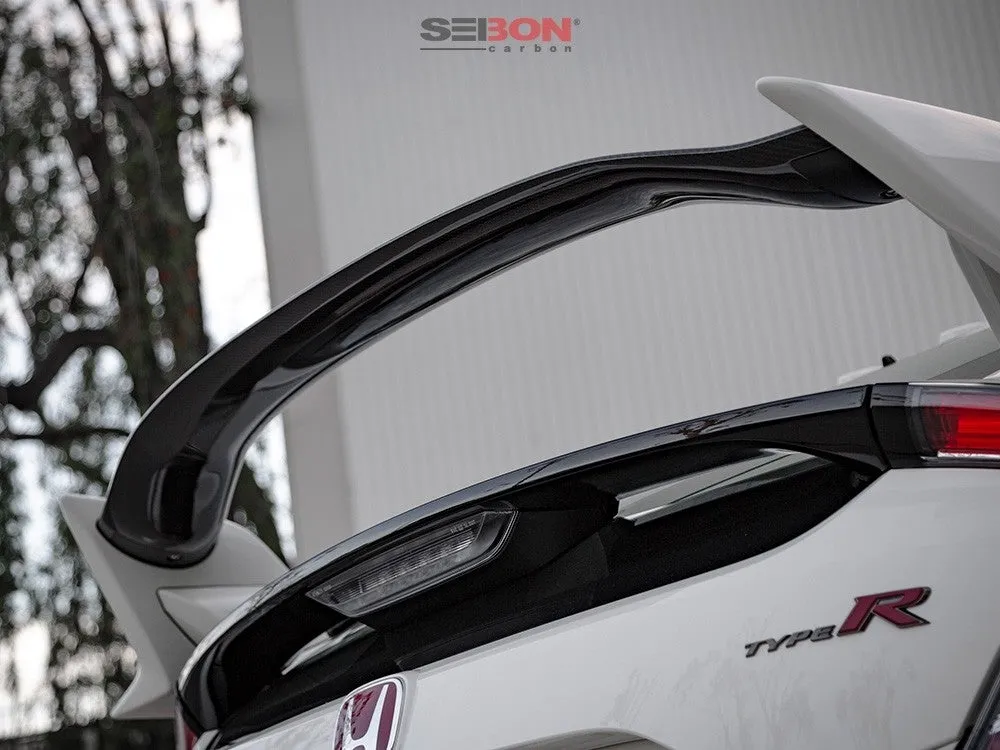 Seibon 2017-2021 Honda Civic Type-R FK8 OEM-Style Carbon Fiber Rear Spoiler