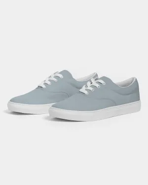 Shaded Pale Cyan Gray Canvas Sneakers | Women's | C10M0Y0K30