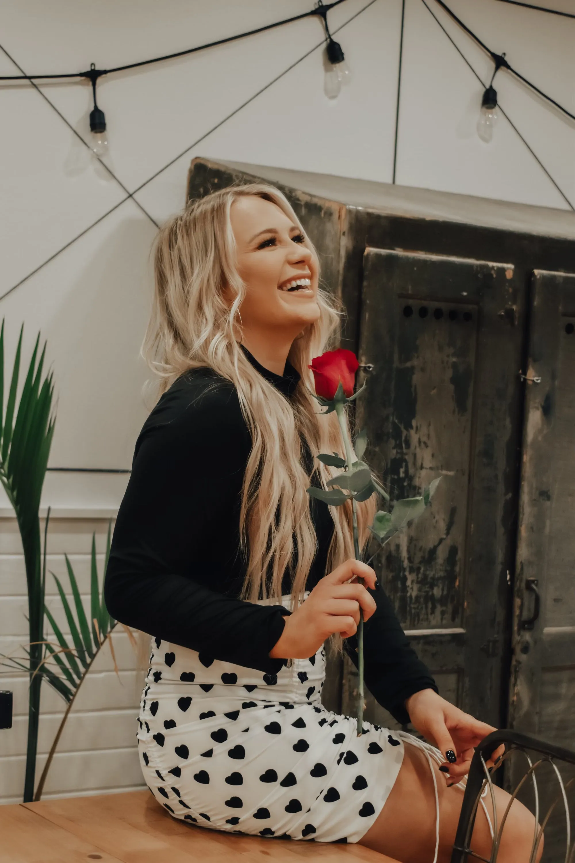 The Cupid Black and White Skirt