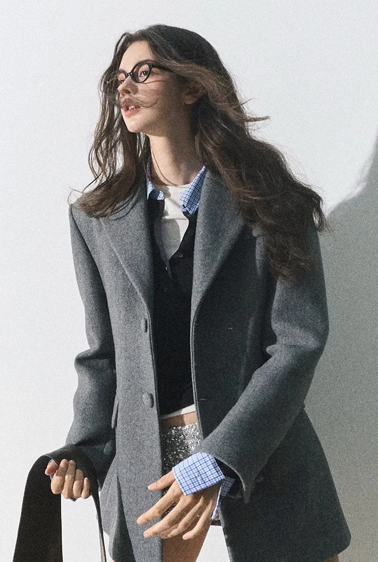 Thick Classic Wool Blazer