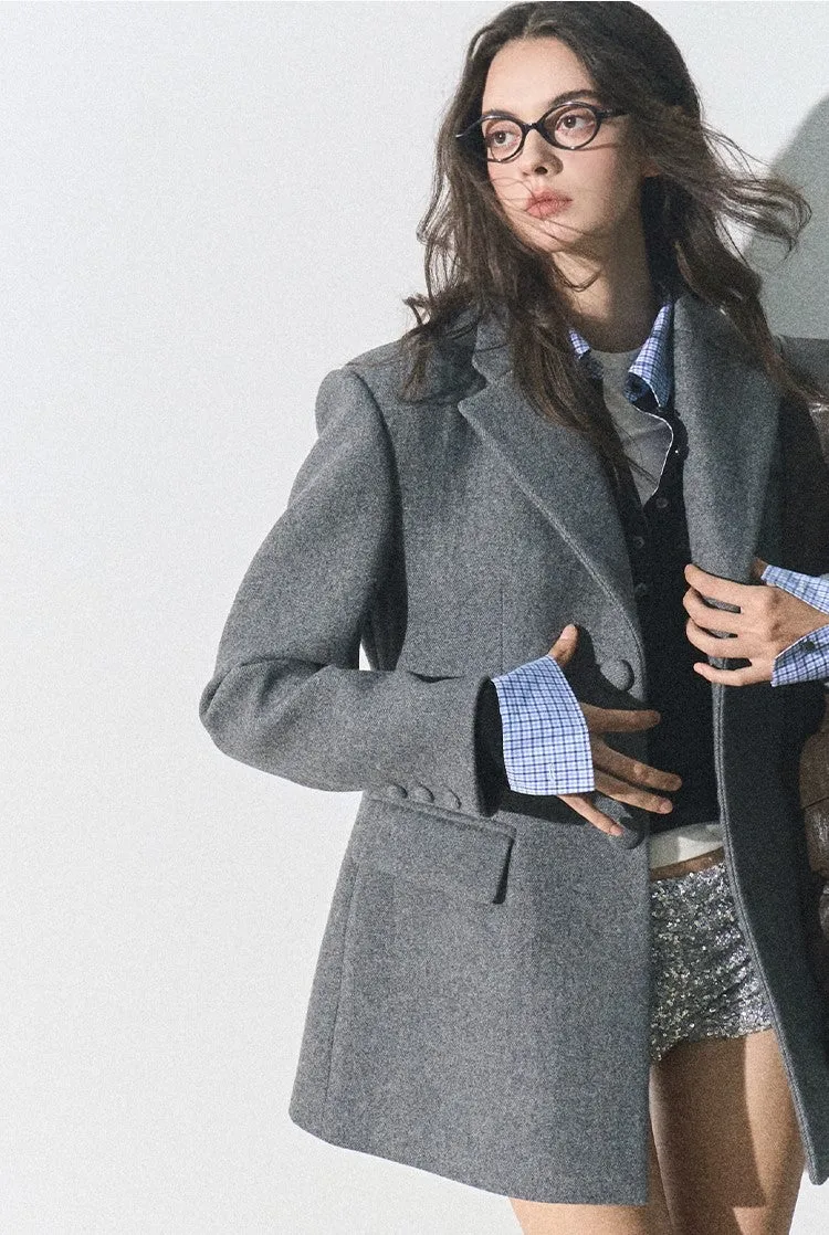 Thick Classic Wool Blazer