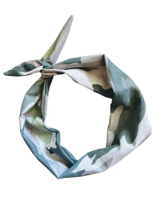 Tie Headband - Light Camo